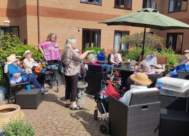 Workshop hosted at Tanglewood residential care home