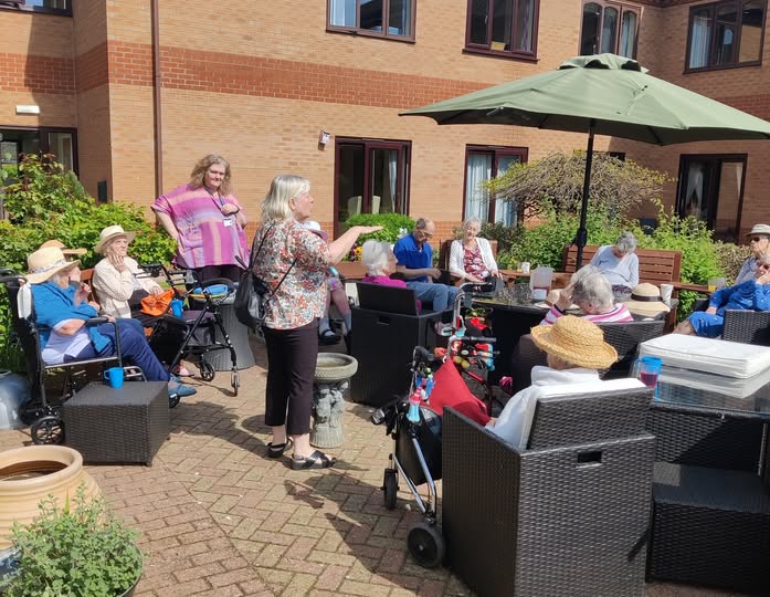 Workshop hosted at Tanglewood residential care home