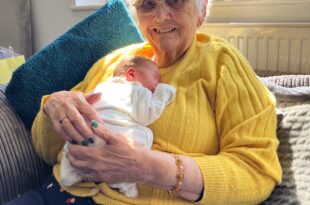 Richard House resident become Great Grandmother