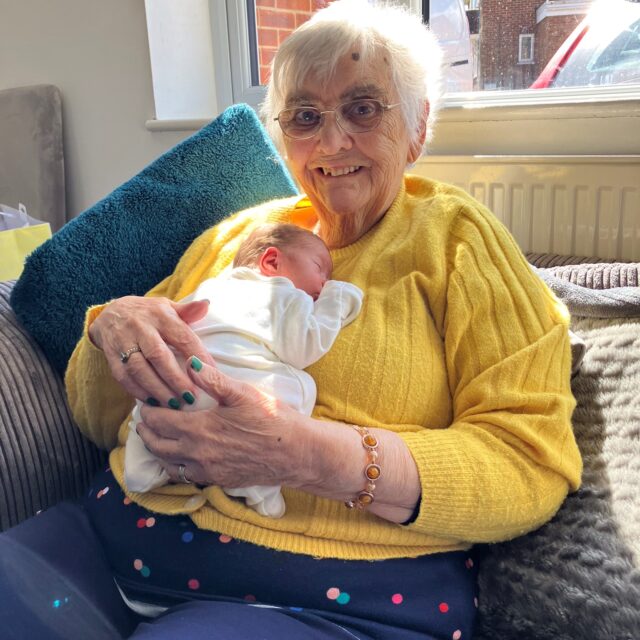 Richard House resident become Great Grandmother