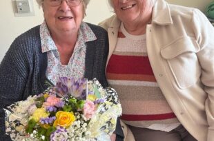 Long lost friends reunited at Hunters Creek Care Home