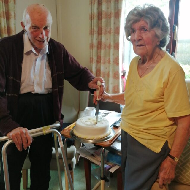 Residents at Tanglewood Horncastle celebrate 77th Wedding Anniversary