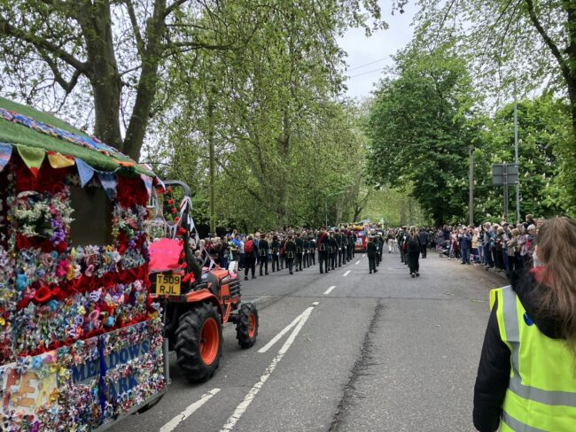 Tanglewood take part in Spalding Flower Parade