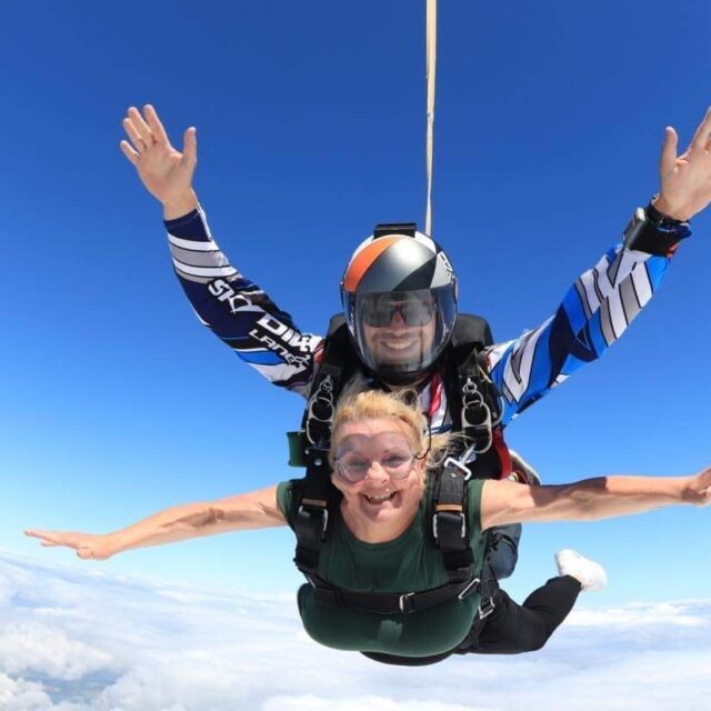 Head Housekeeper of Tanglewood Horncastle Skydives for charity