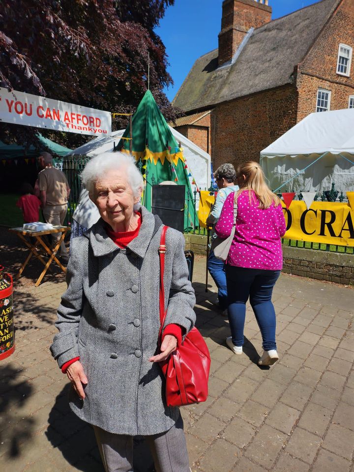 Resident visits Alford Craft Market Tanglewood Care Services Ltd