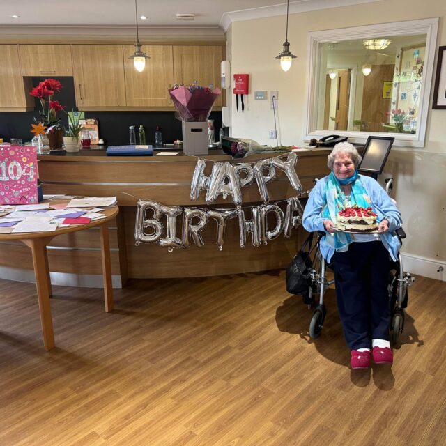 Joan’s 104th birthday celebrations
