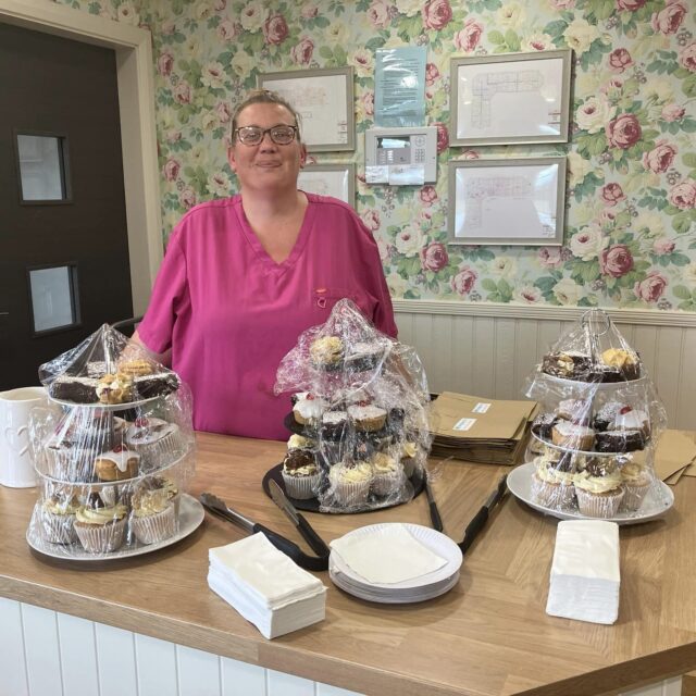 Avocet House provide afternoon tea for district nurses
