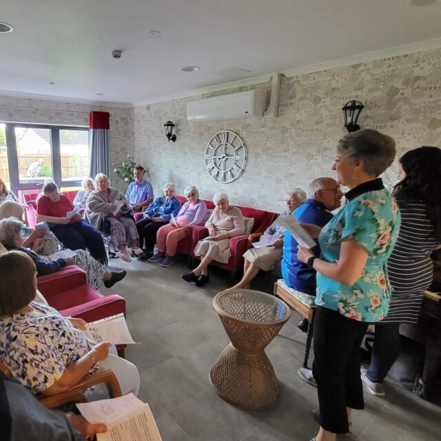 Monthly church service at Richard House