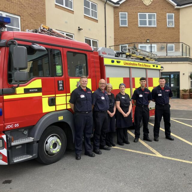 Avocet House say thank you to blue light services