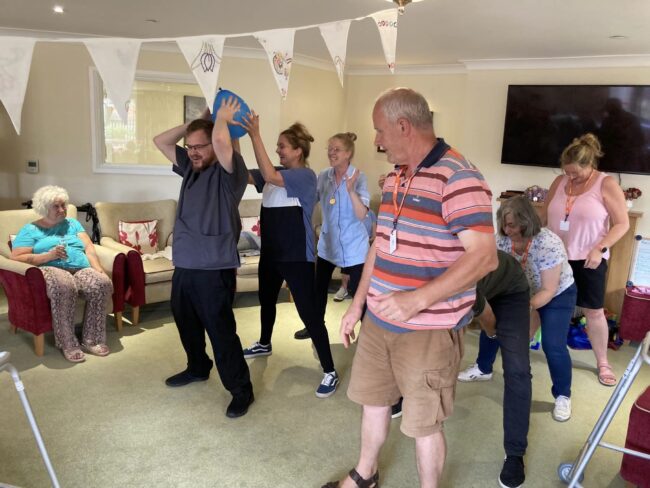 Sports day at Sandpiper Care Home