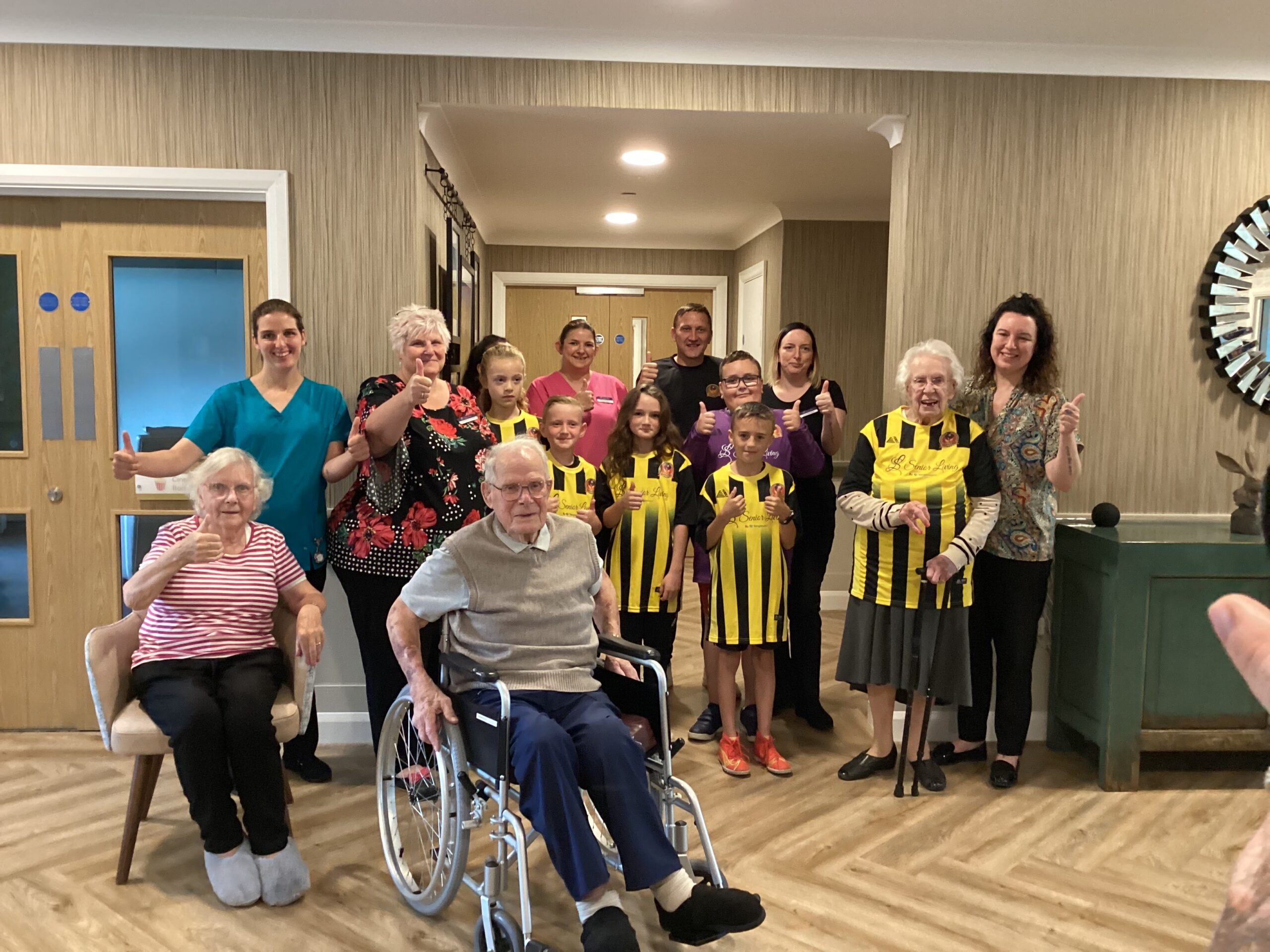 Beeston Rise sponsor local football club Tanglewood Care Services Ltd