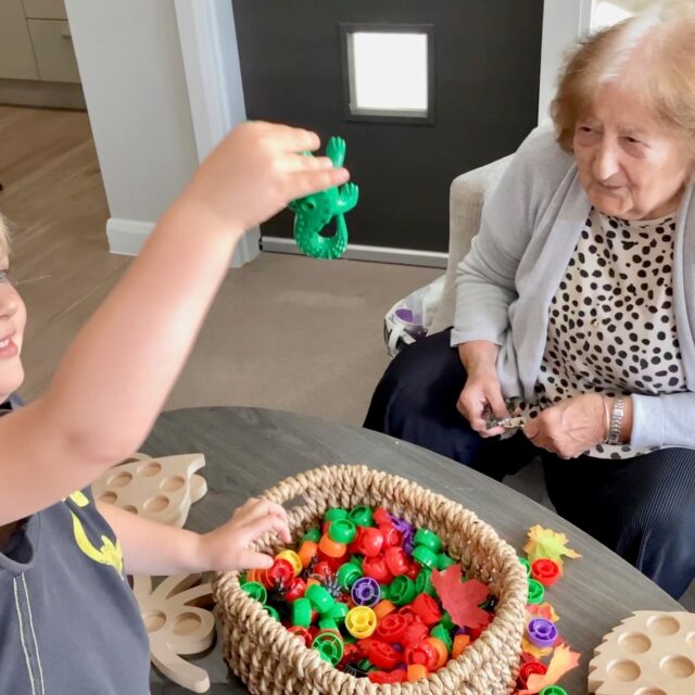 Intergenerational projects at Holbeach Meadows