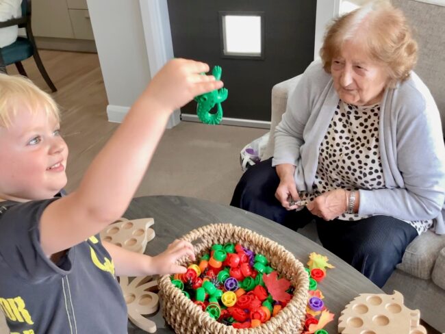 Intergenerational projects at Holbeach Meadows