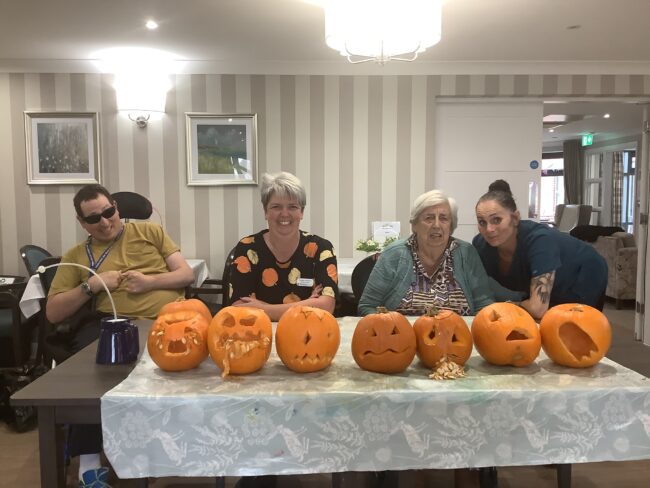 Pumpkin carving competition