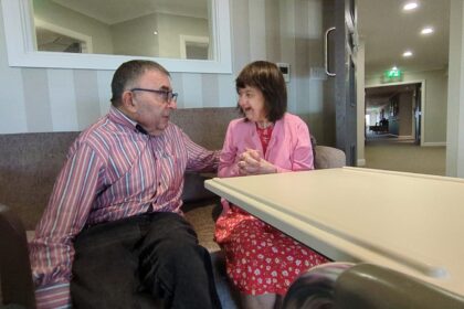 A heartwarming reunion at Avocet House Care Home