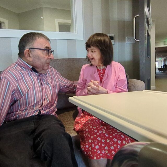 A heartwarming reunion at Avocet House Care Home