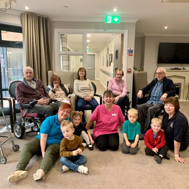 Small Saint’s Preschool intergenerational project