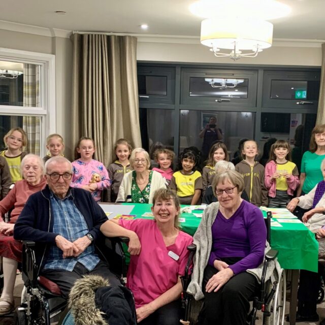 Brownies earn painting badge at Holbeach Meadows
