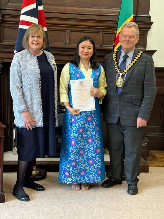 Congratulations to our team member on receiving British Citizenship!