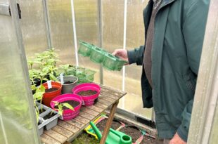 Greenhouse donation to Sandpiper residents