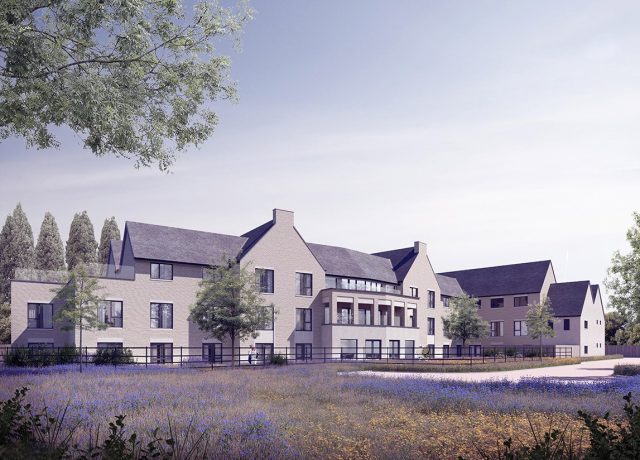 A CGI render of York Manor Care Home