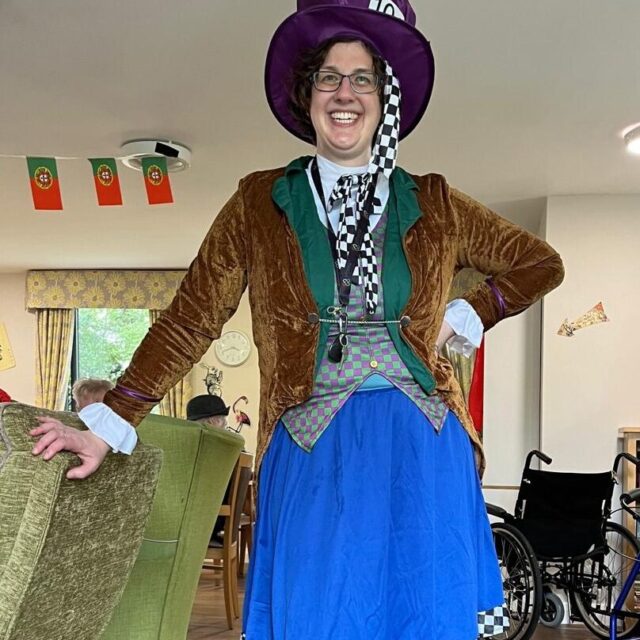 Hatters tea party at Abbey Wood Lodge