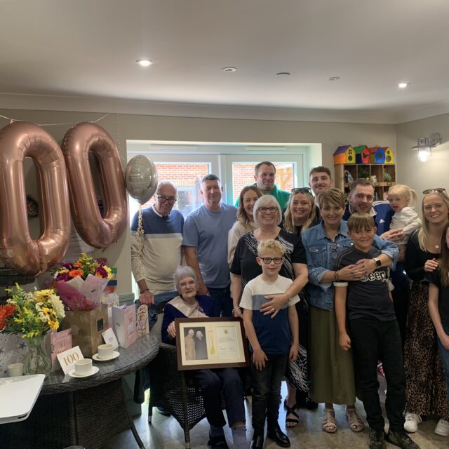 Cherished resident Isabel celebrates 100th Birthday at Meadows Park Care Home