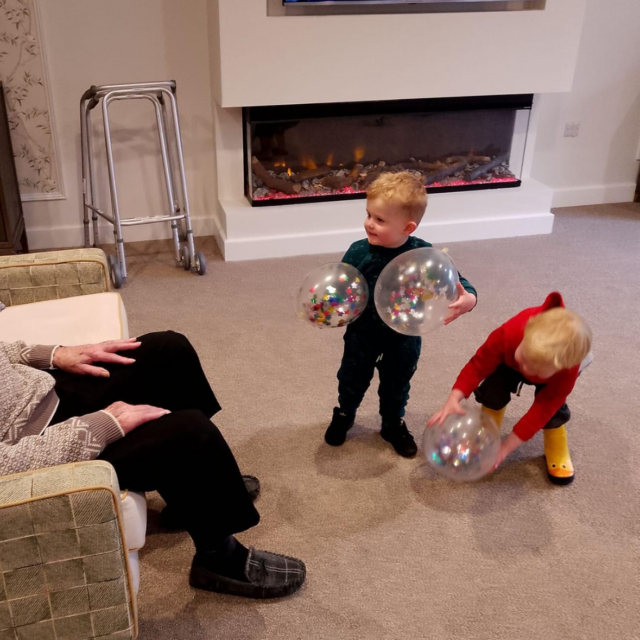 York Manor residents celebrate joyful partnership with Blue Sky Nursery
