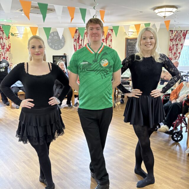 St. Patrick’s Cheer Lights Up Cloverleaf Care Home