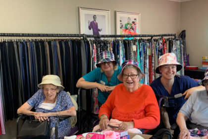 Sleaford Hall Residents Enjoy Joyful Pop-Up Shopping Experience