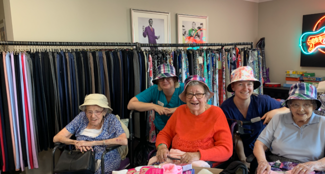 Sleaford Hall Residents Enjoy Joyful Pop-Up Shopping Experience