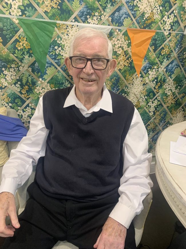 A 90th Birthday Celebration to Remember for Resident Henry