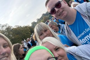 Sandpiper Care Home Team Completes Charity Walk for Alzheimer’s Society