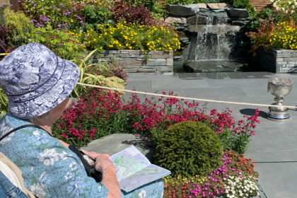 Doreen Blooms with Happiness at Southport Flower Show