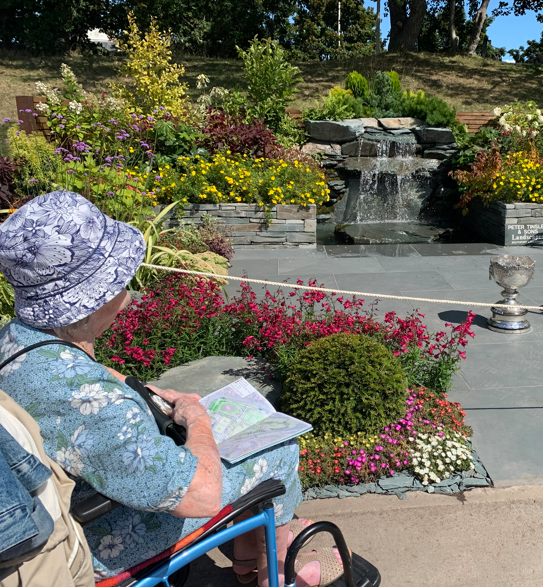 Doreen Blooms with Happiness at Southport Flower Show