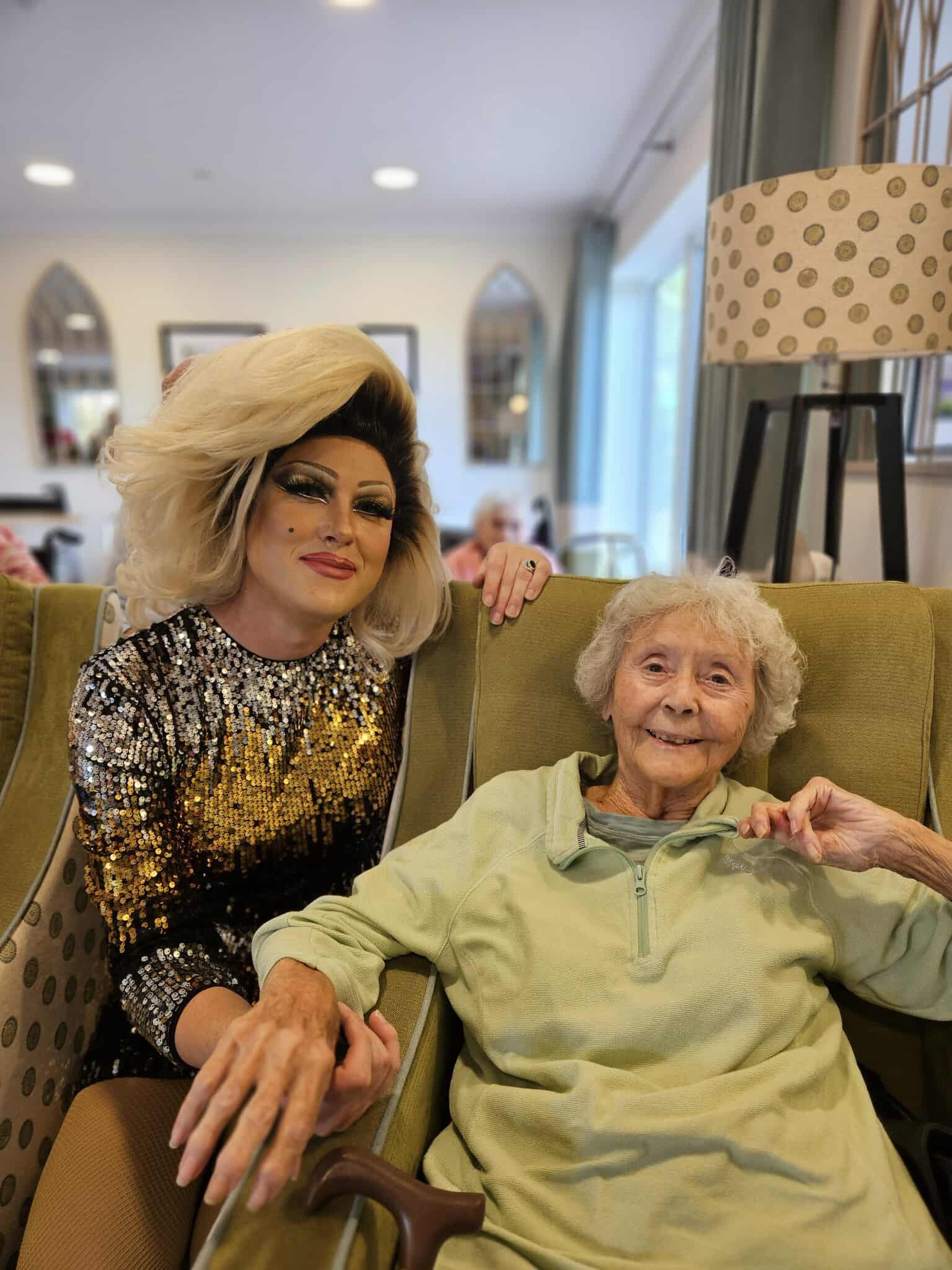 York Manor Care Home Residents Treated To A Spectacular Performance By york-manor-care-home-residents-treated-to-a-spectacular-performance-by