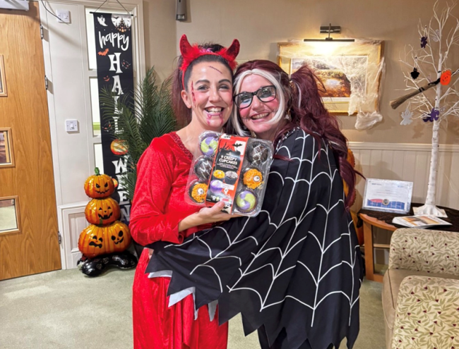 Residents and Team Enjoy a Spooktacular Halloween at Cloverleaf Care Home