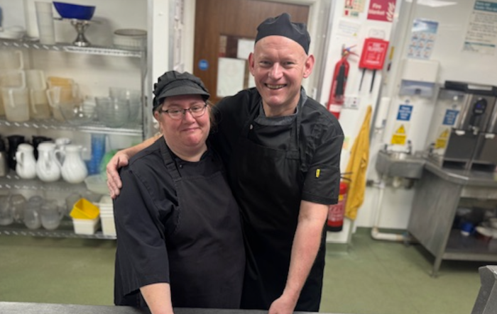 Chefs working Christmas at Cedar Falls