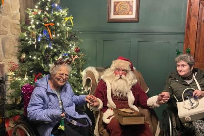 Sleaford Hall residents enjoy magical christmas experience at Rand Farm Park