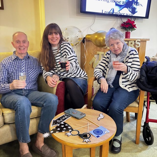 Ringing in the New Year with Song, Smiles and Togetherness at Cloverleaf Care Home