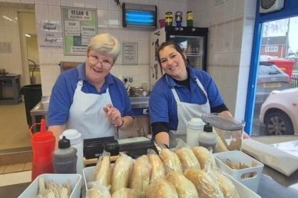 Toray Pines Care Home Brightens Blue Monday with Chipmunks Coningsby Fish and Chips