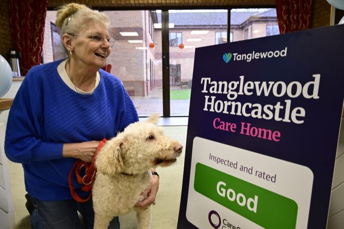 Horncastle care home resident celebrates CQC win