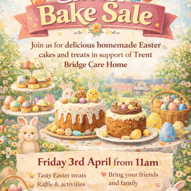 Join Us for an Easter Bake Sale at Trent Bridge Care Home
