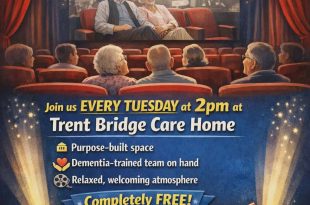 Join Us for Our Weekly Cinema Club at Trent Bridge Care Home