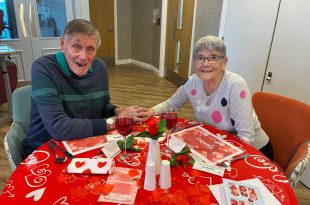 Love and Connection Celebrated at Trent Bridge Care Home with Special Valentine’s Lunch