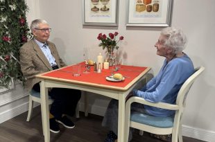 Special Valentine’s Celebration for Couple at Bingley Park Care Home