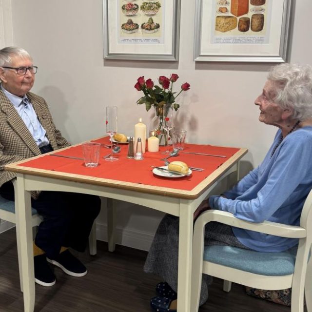 Special Valentine’s Celebration for Couple at Bingley Park Care Home