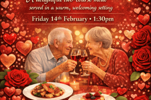 Join Us for Valentine’s Day Lunch at Trent Bridge Care Home