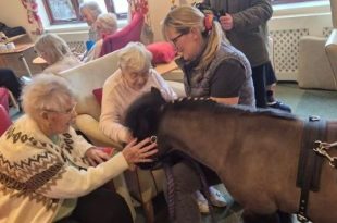 Residents at Toray Pines Welcome Special Year of the Horse Visitor for Chinese New Year Celebration