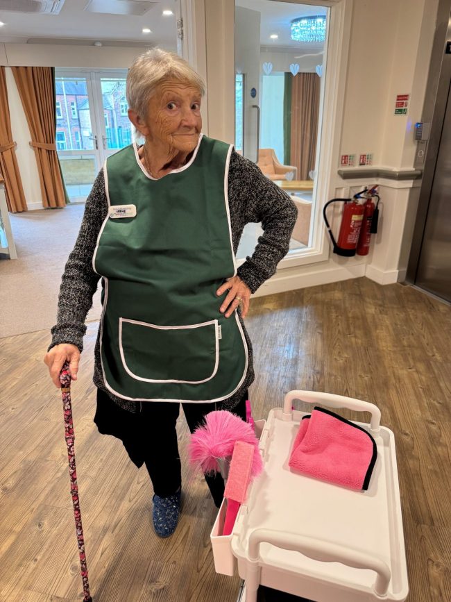 Small Tasks, Big Impact: Irene Shines in Her New Role at York Manor Care Home